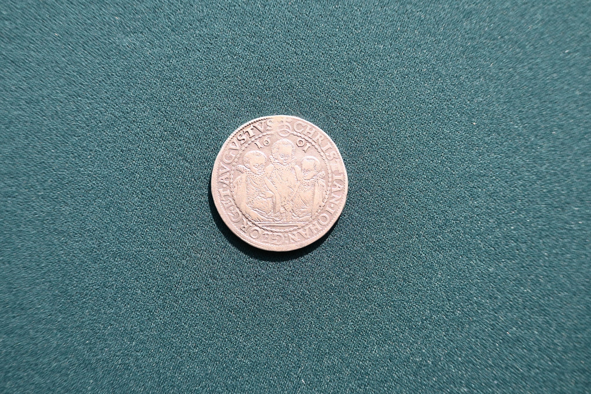 Talar „Dreibrüdertaler” – Saksonia 1601 – Christian II / Johann Georg I / August